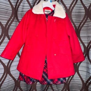 Toddler girl dress and coat